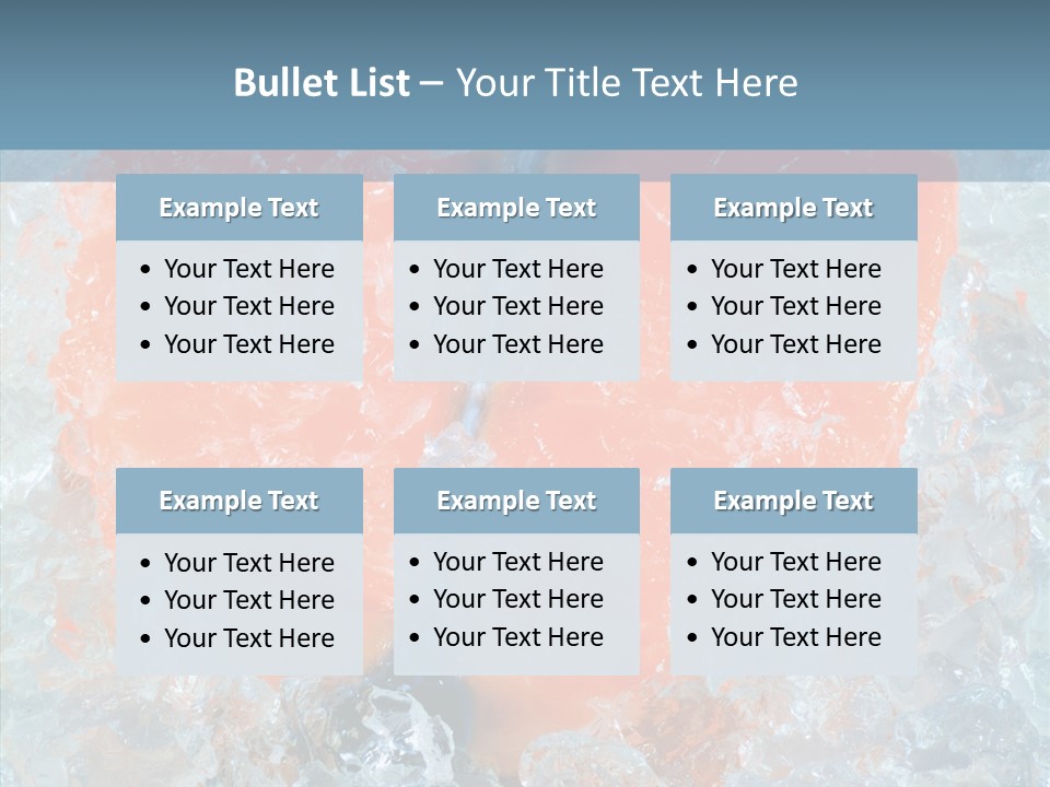 Objects Salmon Cooking PowerPoint Template