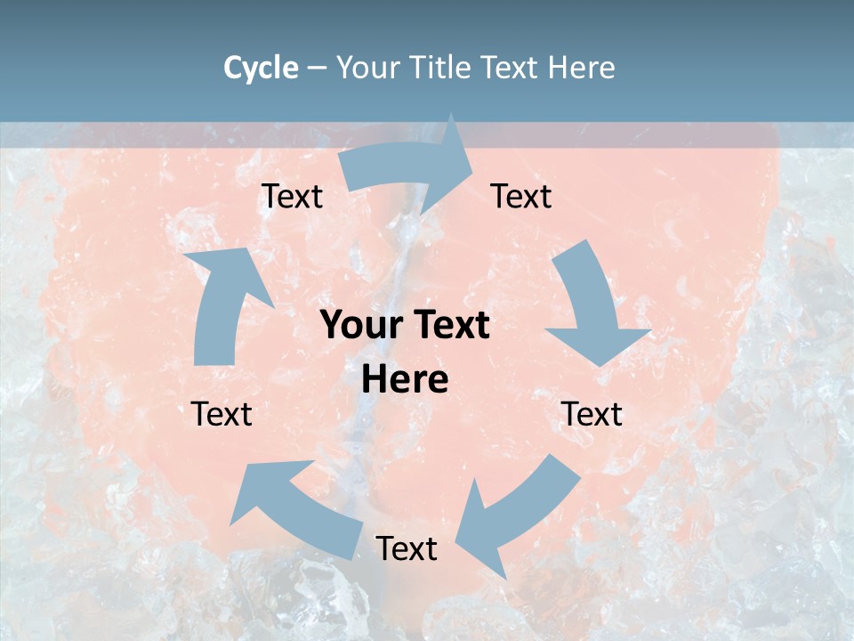 Objects Salmon Cooking PowerPoint Template