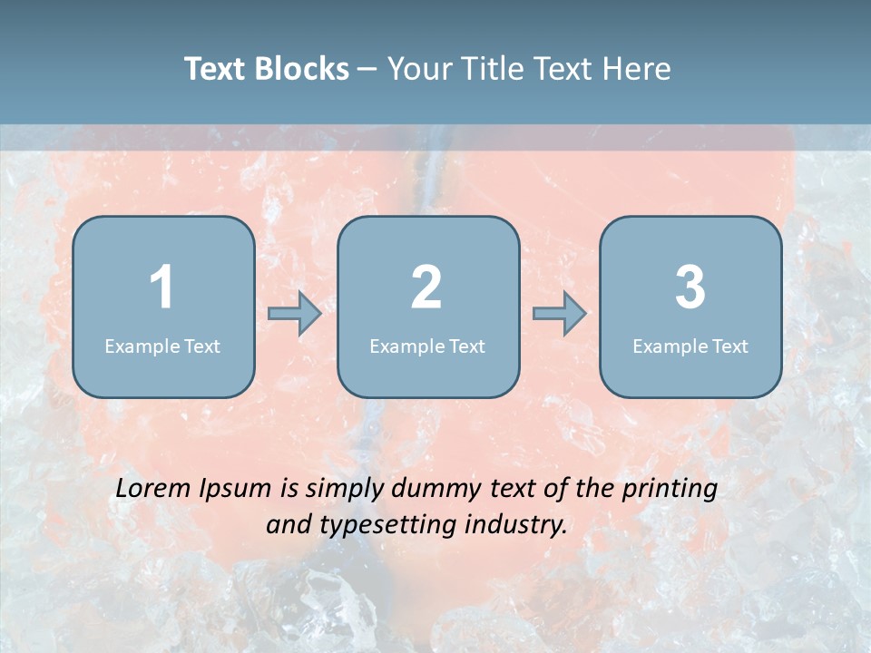 Objects Salmon Cooking PowerPoint Template