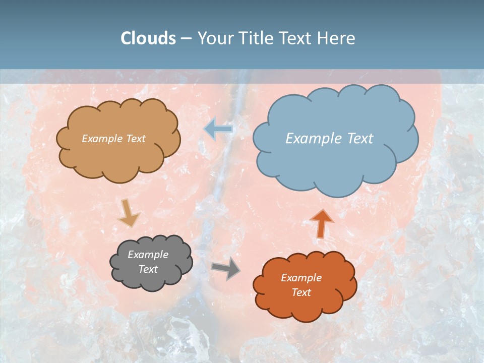 Objects Salmon Cooking PowerPoint Template