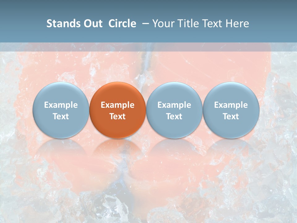 Objects Salmon Cooking PowerPoint Template