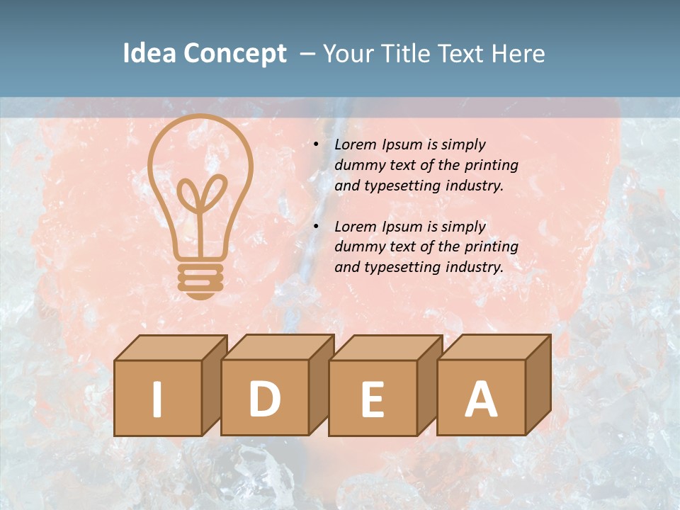 Objects Salmon Cooking PowerPoint Template