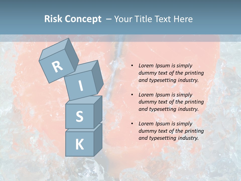 Objects Salmon Cooking PowerPoint Template