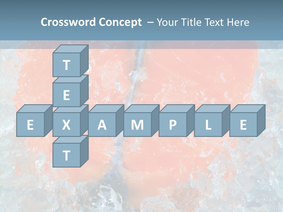 Objects Salmon Cooking PowerPoint Template