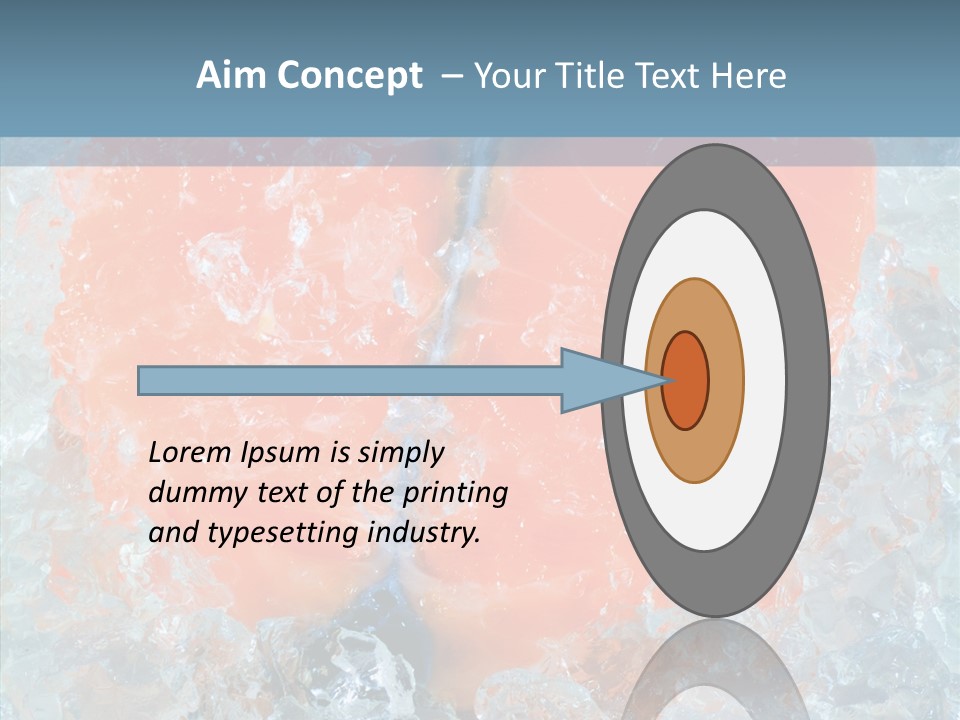 Objects Salmon Cooking PowerPoint Template