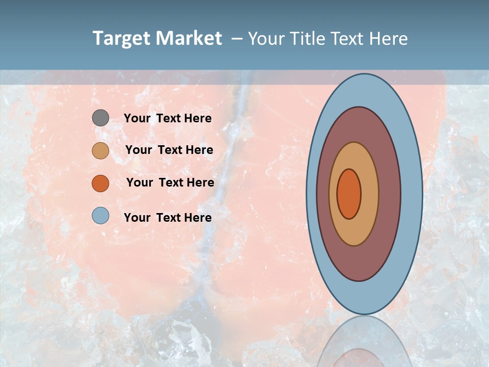 Objects Salmon Cooking PowerPoint Template