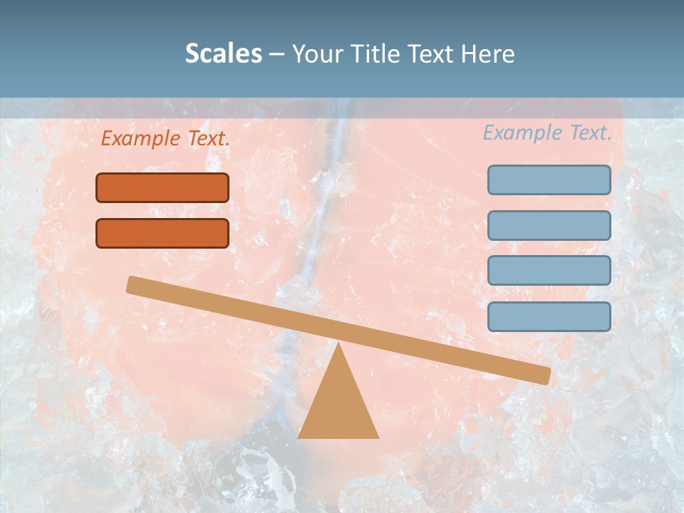 Objects Salmon Cooking PowerPoint Template