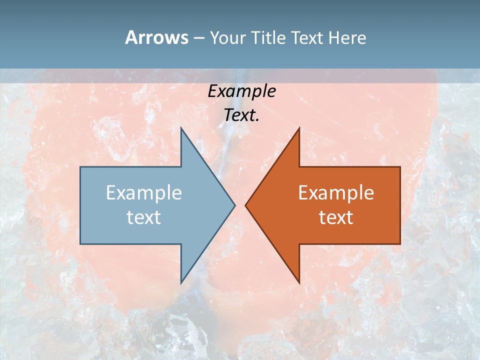 Objects Salmon Cooking PowerPoint Template