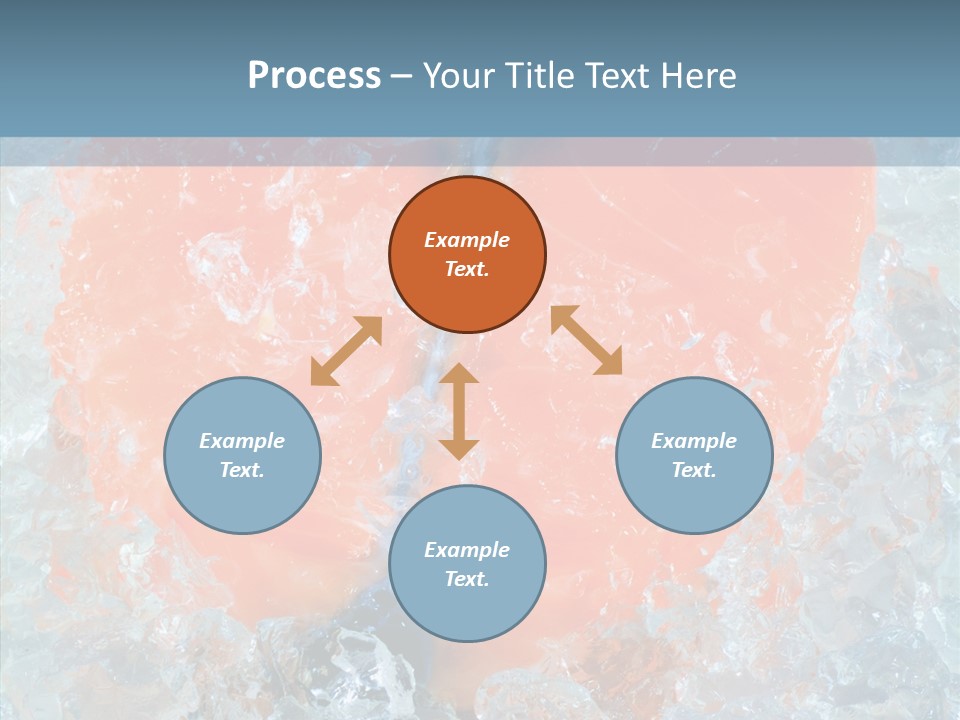 Objects Salmon Cooking PowerPoint Template