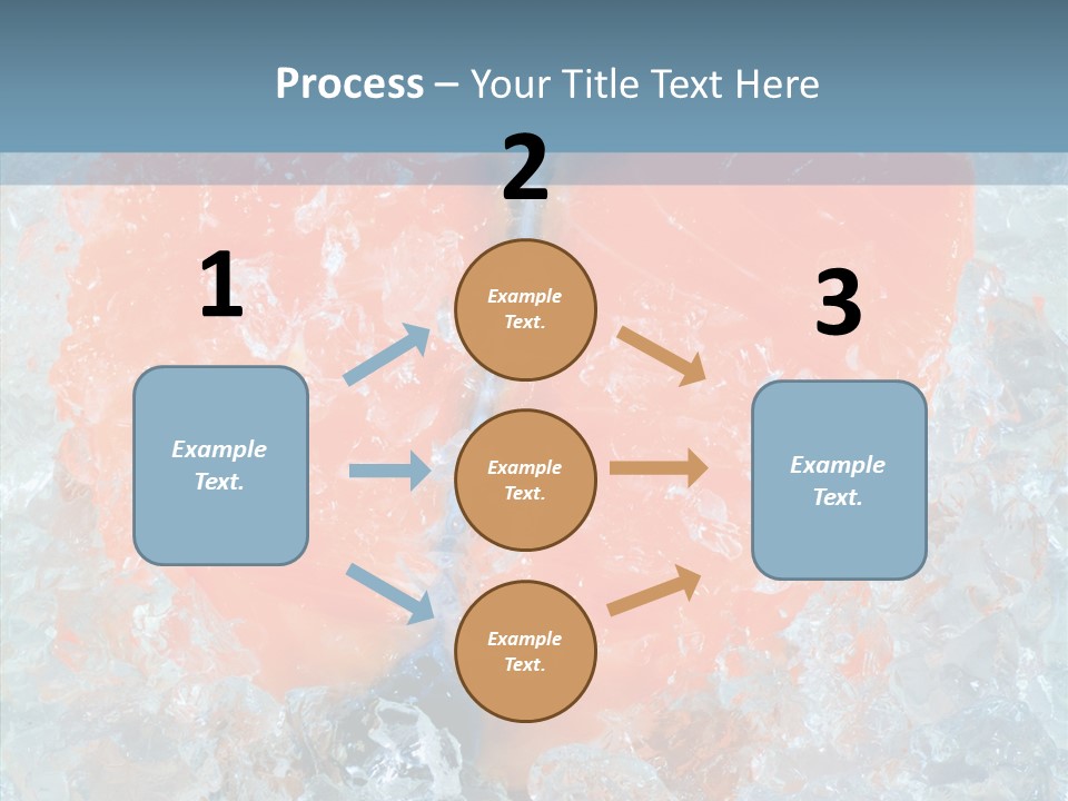Objects Salmon Cooking PowerPoint Template