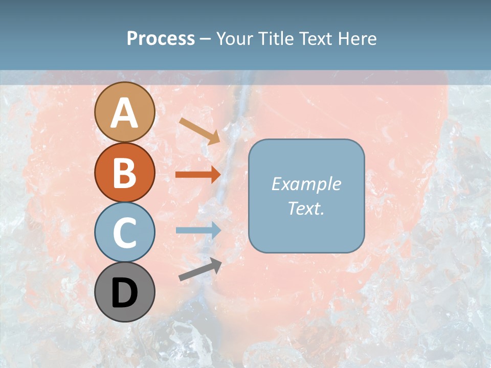 Objects Salmon Cooking PowerPoint Template