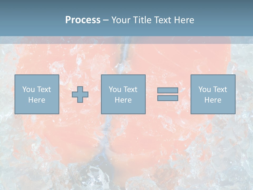 Objects Salmon Cooking PowerPoint Template