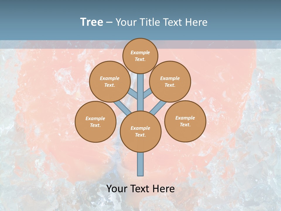 Objects Salmon Cooking PowerPoint Template