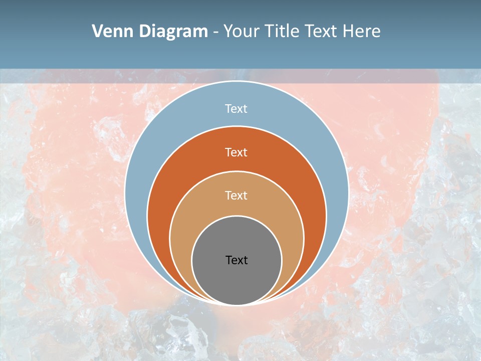 Objects Salmon Cooking PowerPoint Template
