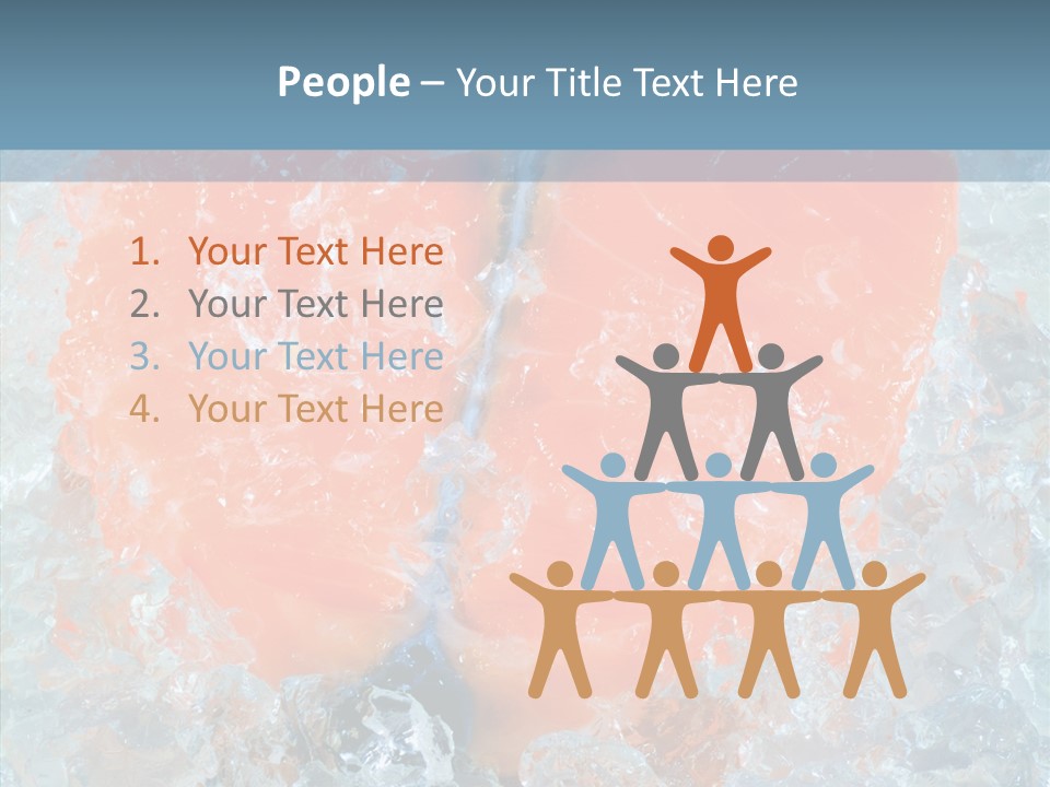 Objects Salmon Cooking PowerPoint Template