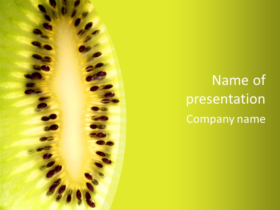 Fruit Pill Vitamin PowerPoint Template