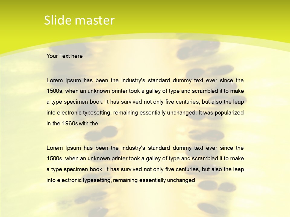 Fruit Pill Vitamin PowerPoint Template