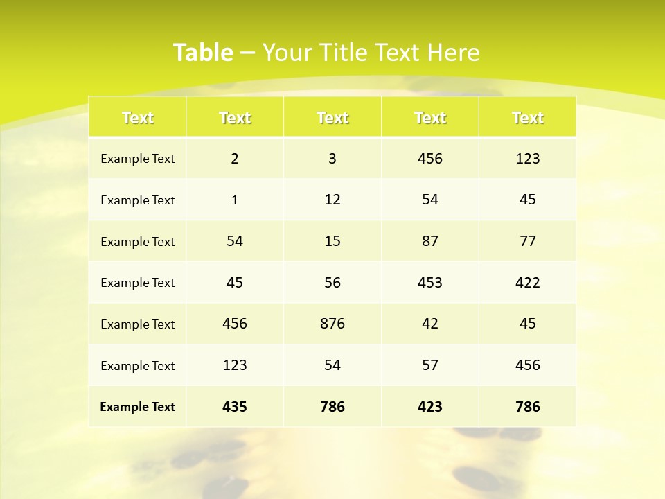 Fruit Pill Vitamin PowerPoint Template