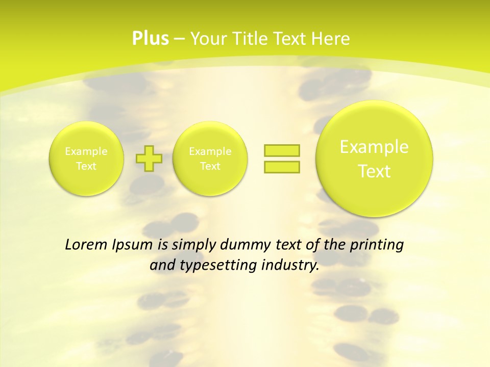 Fruit Pill Vitamin PowerPoint Template