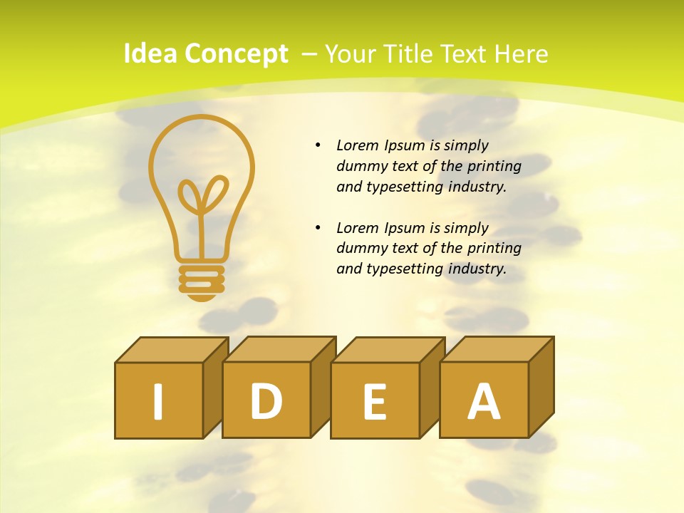 Fruit Pill Vitamin PowerPoint Template