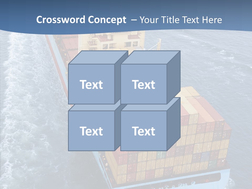 Commercial Haulage Ship PowerPoint Template