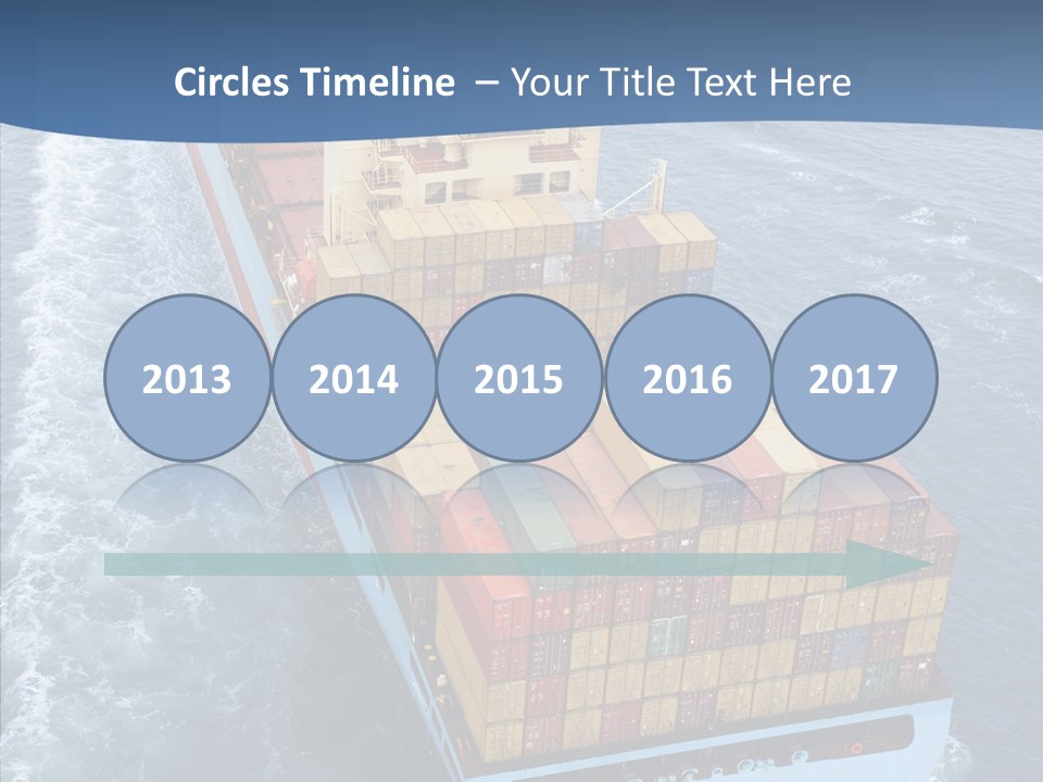 Commercial Haulage Ship PowerPoint Template