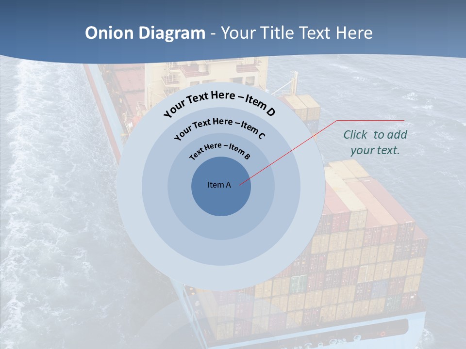 Commercial Haulage Ship PowerPoint Template