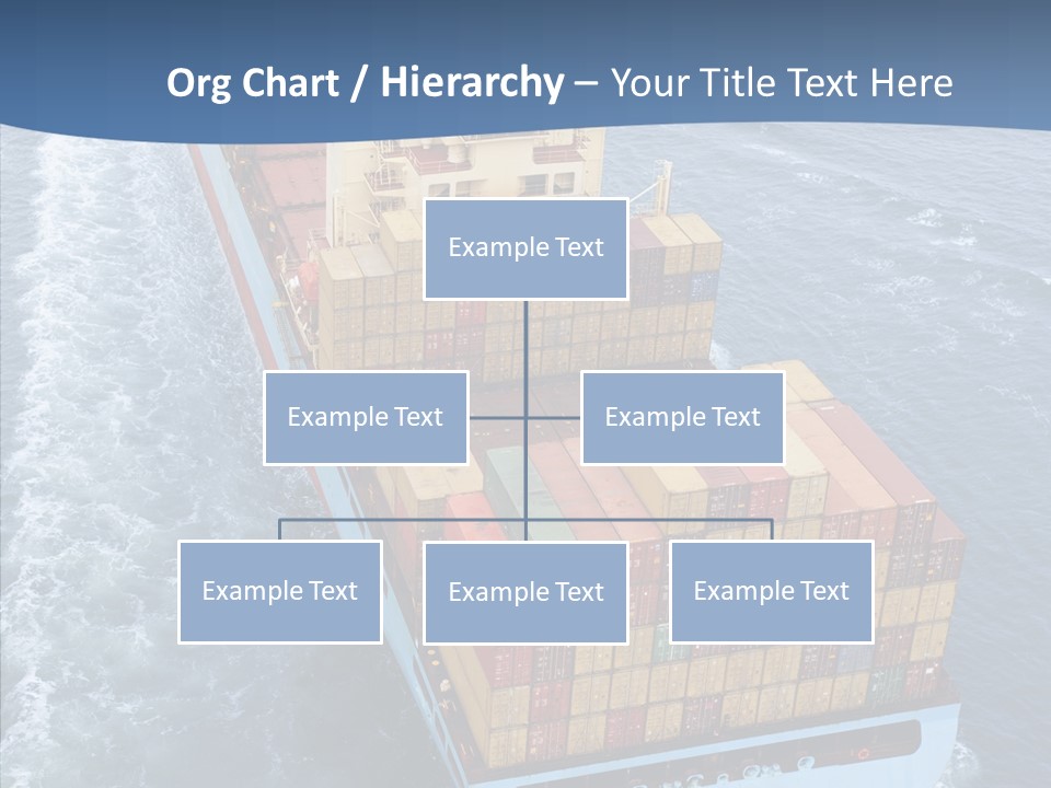 Commercial Haulage Ship PowerPoint Template