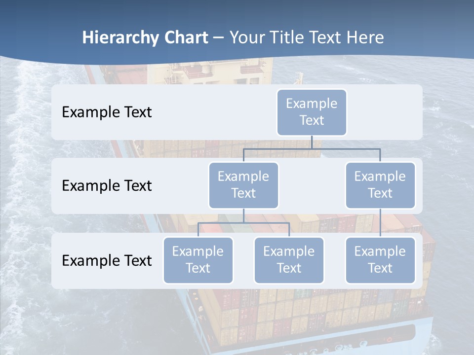 Commercial Haulage Ship PowerPoint Template