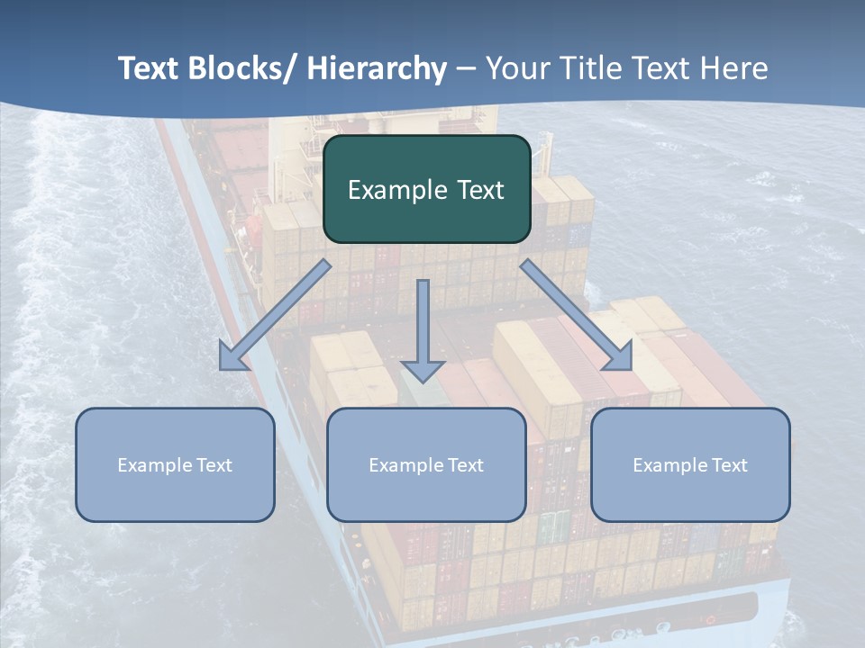 Commercial Haulage Ship PowerPoint Template