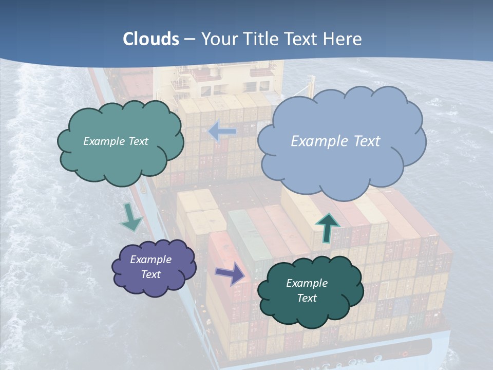 Commercial Haulage Ship PowerPoint Template