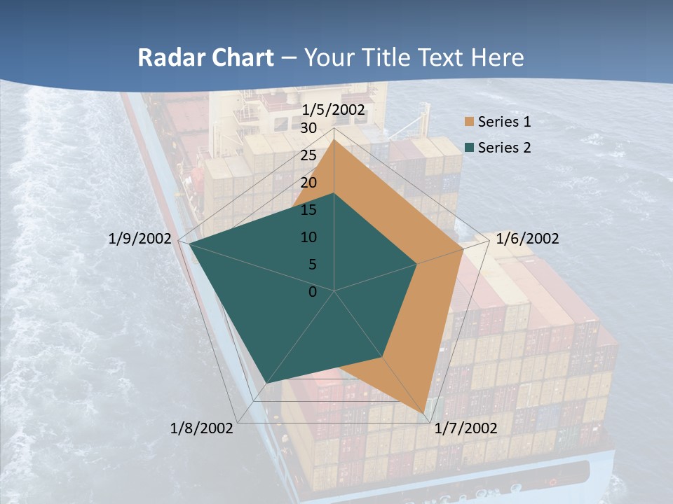 Commercial Haulage Ship PowerPoint Template