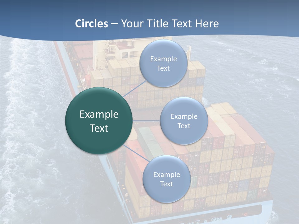 Commercial Haulage Ship PowerPoint Template