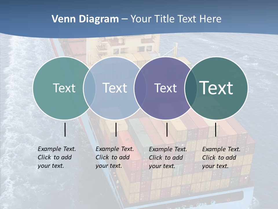 Commercial Haulage Ship PowerPoint Template