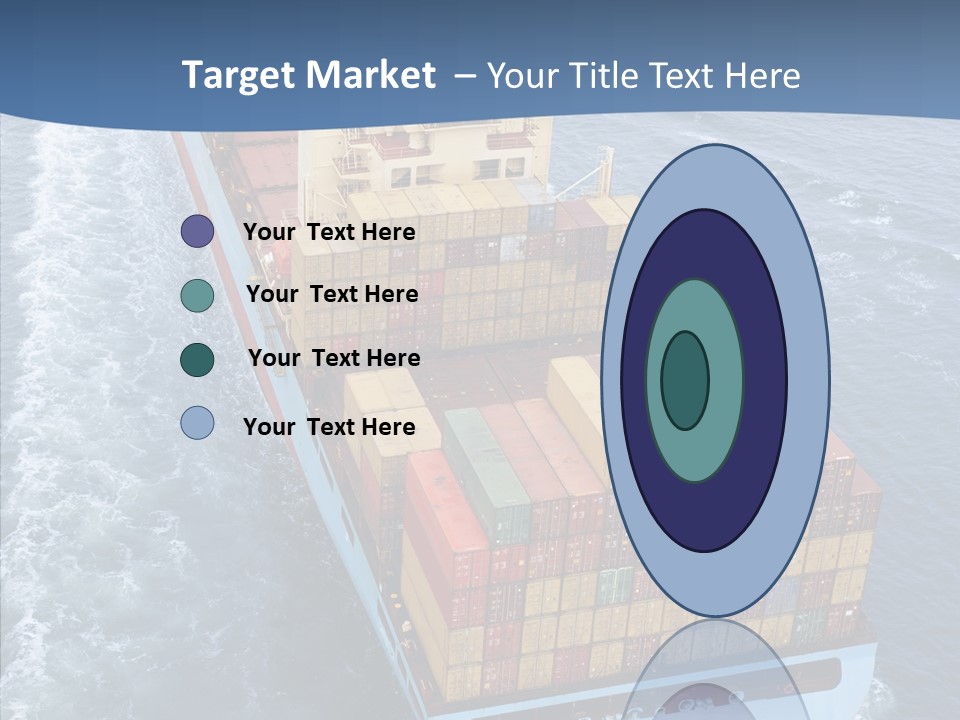 Commercial Haulage Ship PowerPoint Template