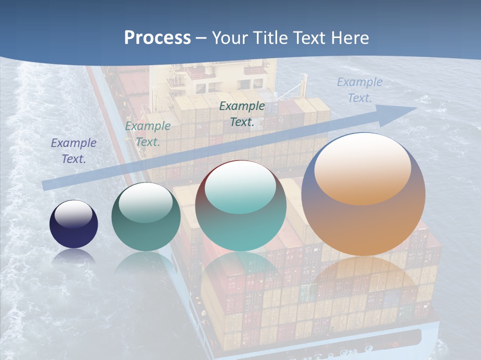 Commercial Haulage Ship PowerPoint Template