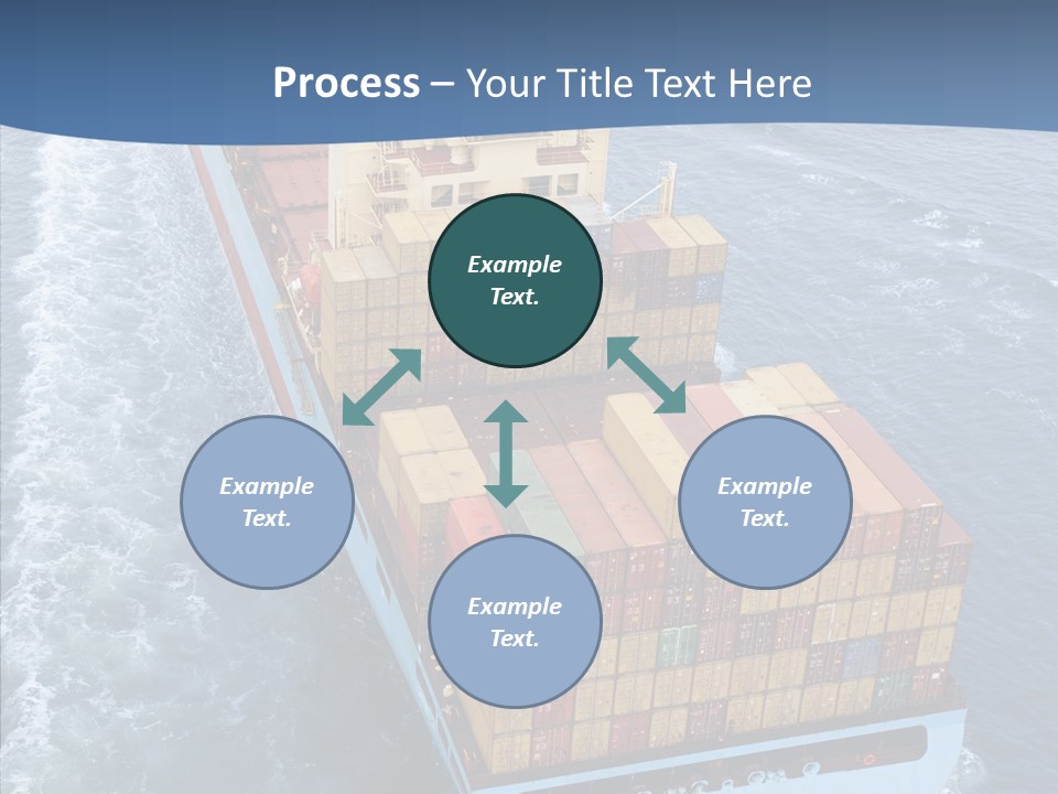 Commercial Haulage Ship PowerPoint Template