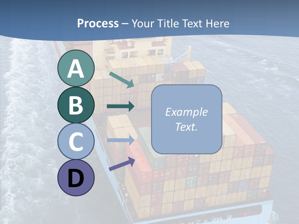 Commercial Haulage Ship PowerPoint Template