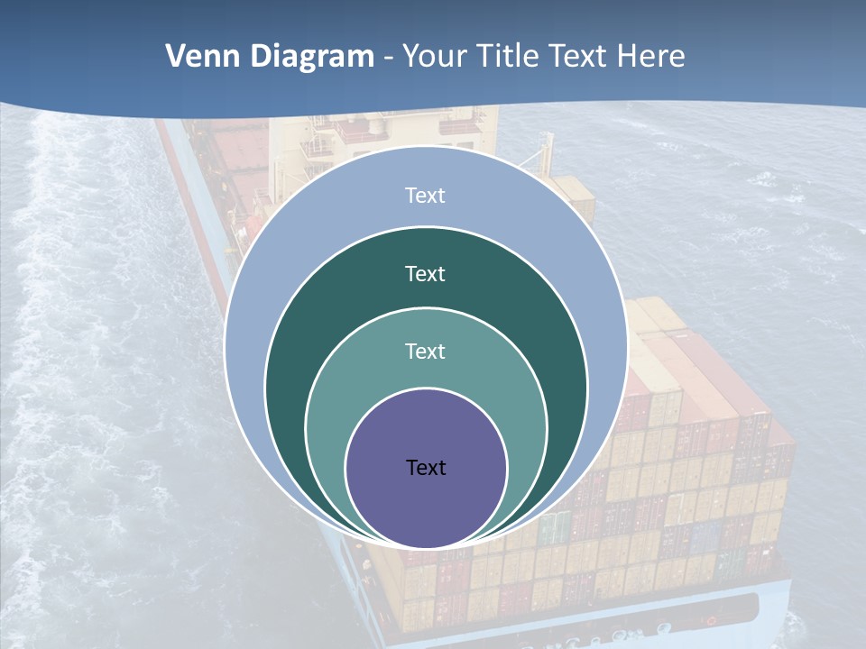Commercial Haulage Ship PowerPoint Template