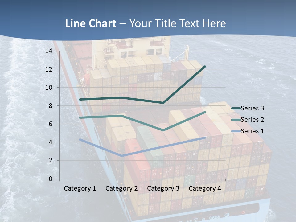 Commercial Haulage Ship PowerPoint Template