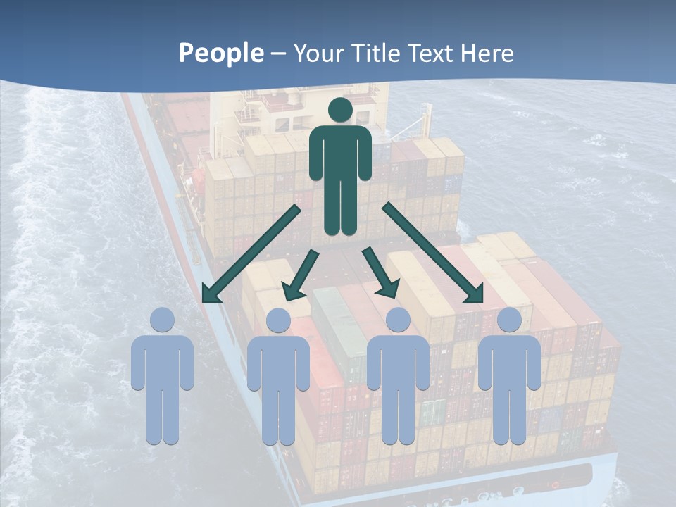 Commercial Haulage Ship PowerPoint Template