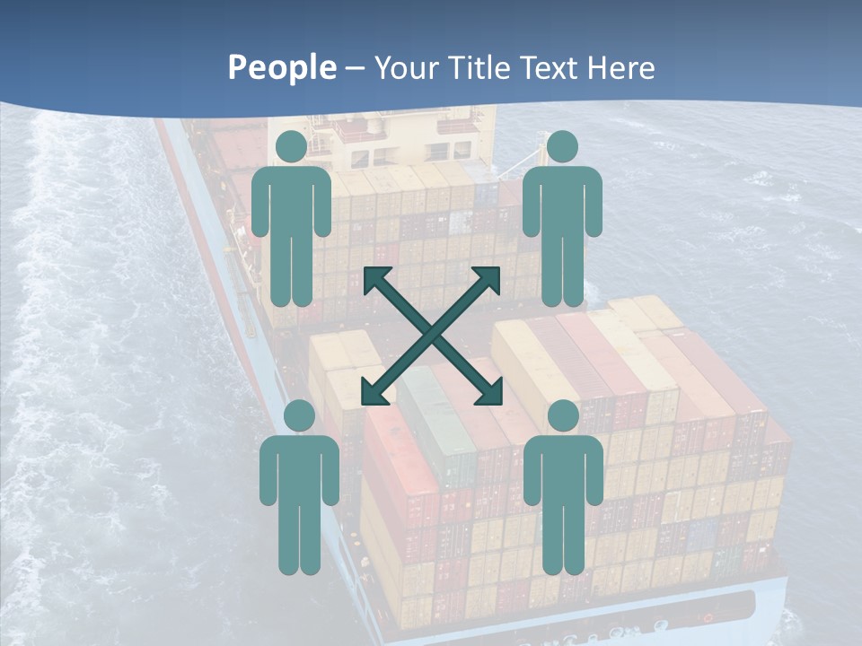 Commercial Haulage Ship PowerPoint Template