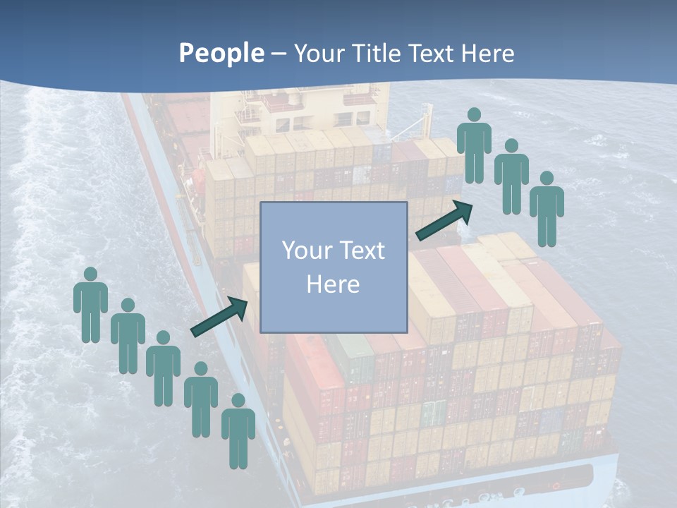 Commercial Haulage Ship PowerPoint Template