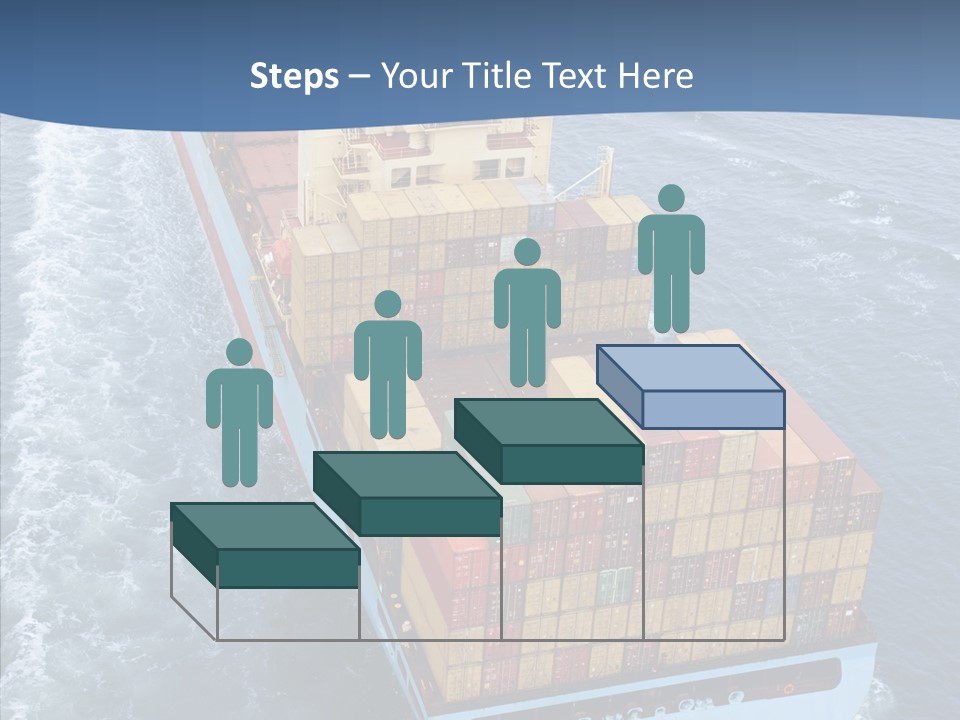 Commercial Haulage Ship PowerPoint Template