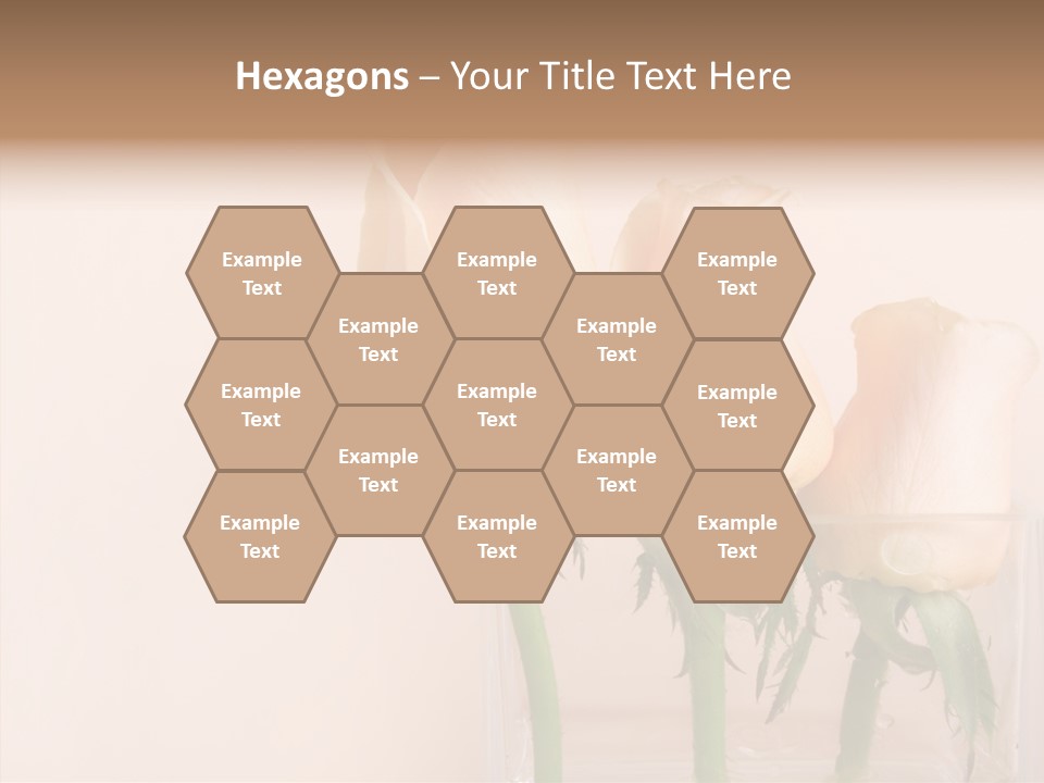 Glamour Pursuit Petal PowerPoint Template