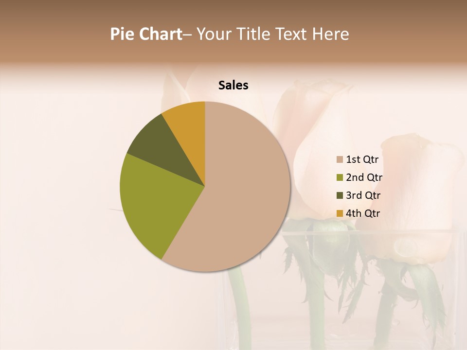 Glamour Pursuit Petal PowerPoint Template