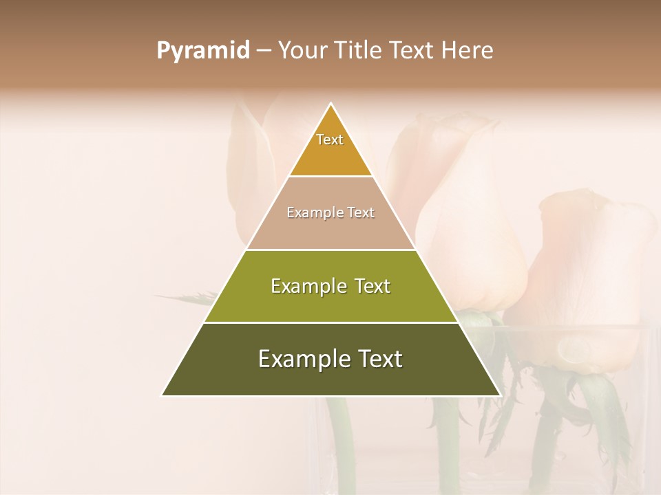 Glamour Pursuit Petal PowerPoint Template