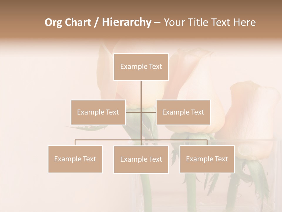 Glamour Pursuit Petal PowerPoint Template