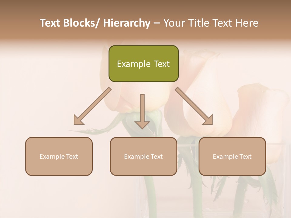 Glamour Pursuit Petal PowerPoint Template