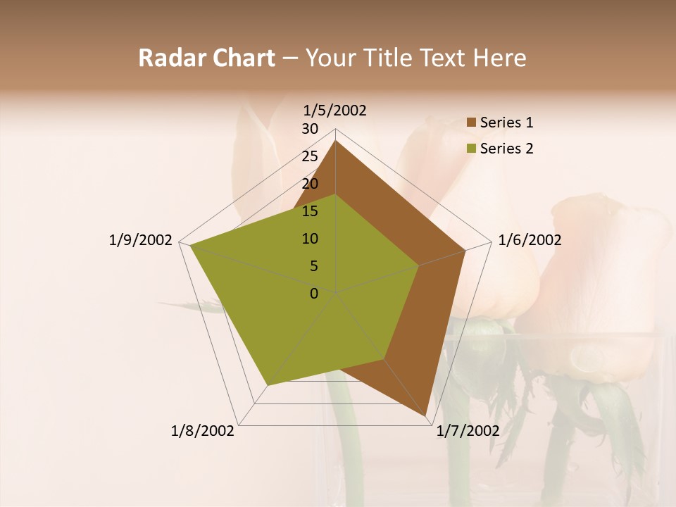 Glamour Pursuit Petal PowerPoint Template